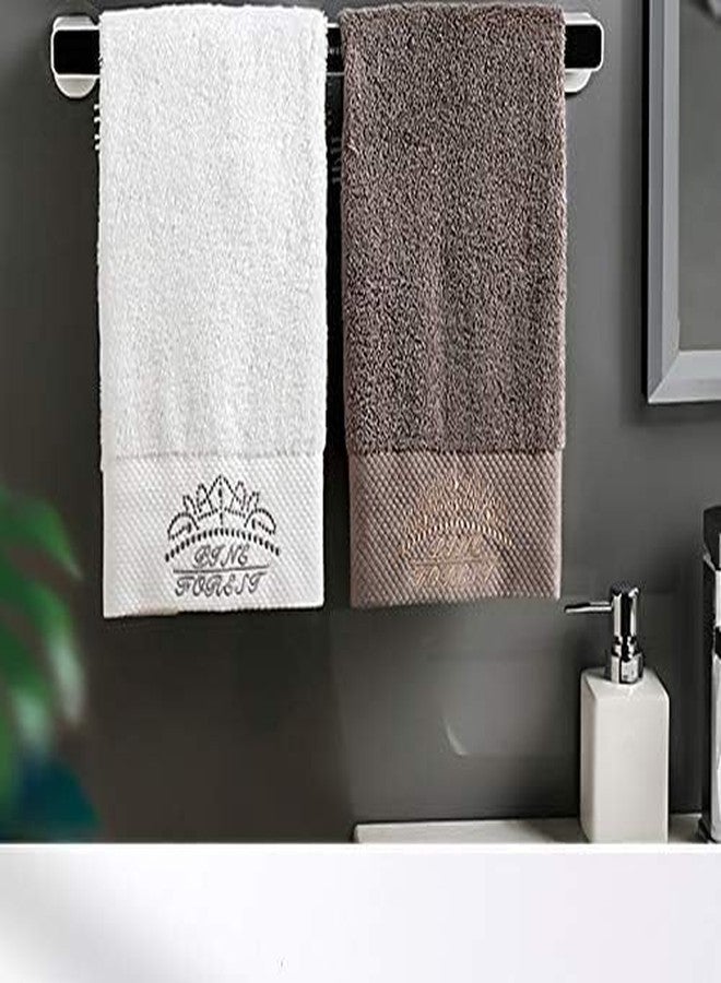 GRAB IT Adhesive ABS Plastic Multipurpose Towel Bar for Bathroom and Kitchen Towel Holder for Bathroom (Pack of 1, Black) (46 CM) - Image 5